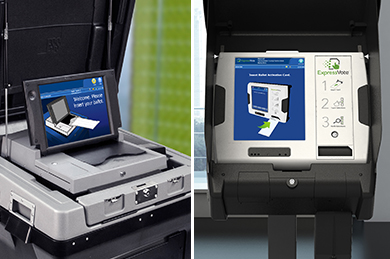 ExpressVote and DS200 together