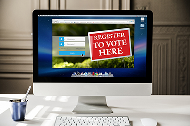 online voter registration