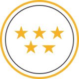 4.5 star rating