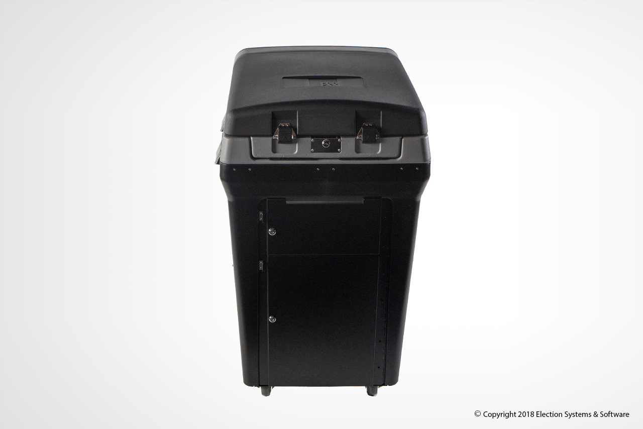 DS200 - Closed The DS200 Can Be Securely Transported And Stored Within The Ballot Box Case