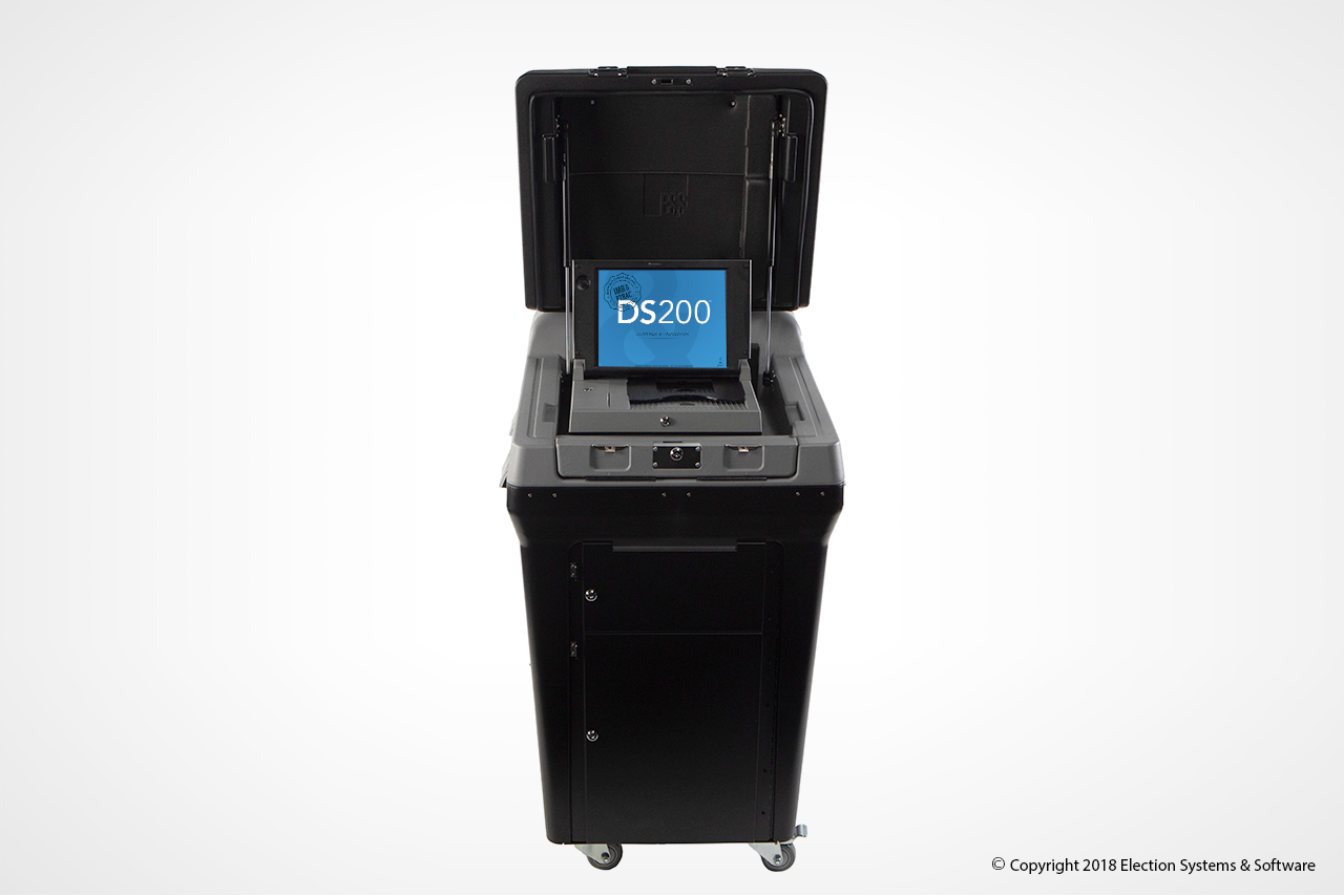 DS200 - Full - Front - Screen The DS200 Precinct Scanner And Tabulator