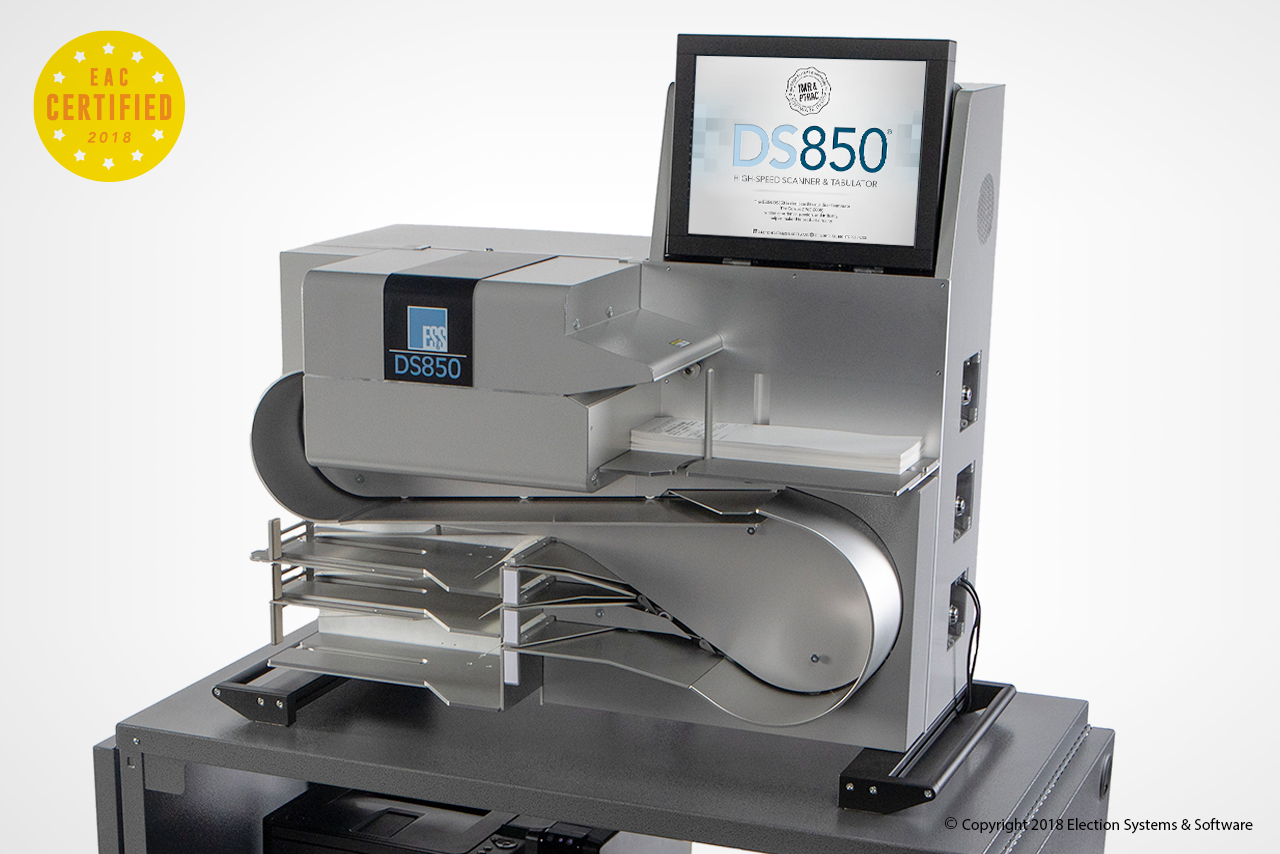 DS850 - Hero - Front The DS850 High Speed Scanner And Tabulator
