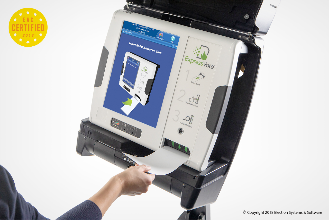 ExpressVote - Hero - Front The ExpressVote Universal Voting System
