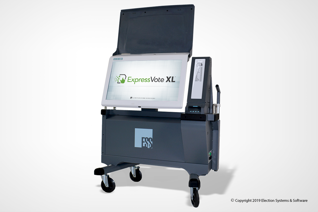 ExpressVote XL - Full - Card - Screen - Angle - No Seal