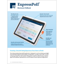 Preview image of ExpressPoll product one-sheet PDF