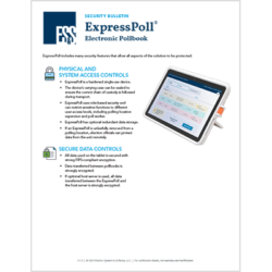 Preview image of ExpressPoll Security Bulletin PDF
