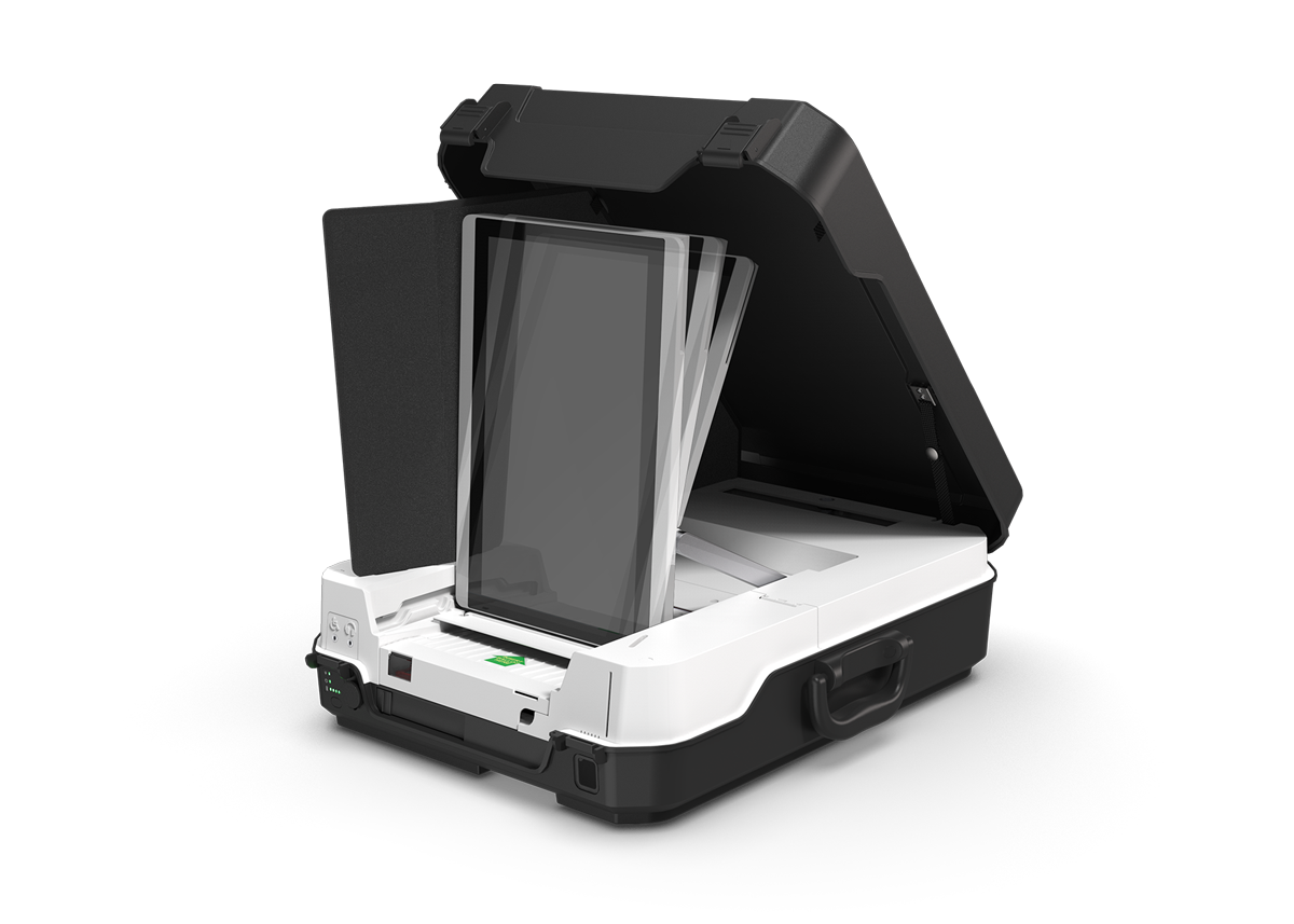AutoMARK Screen Angle Cutaway Cutaway view of an AutoMARK, showing the adjustable screen positions.