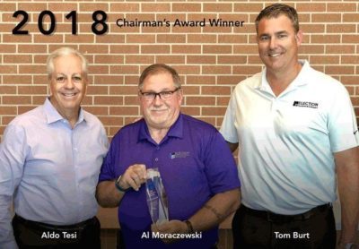 Al Moraczewski wins the 2018 ES&S Chairman's Award for Excellence