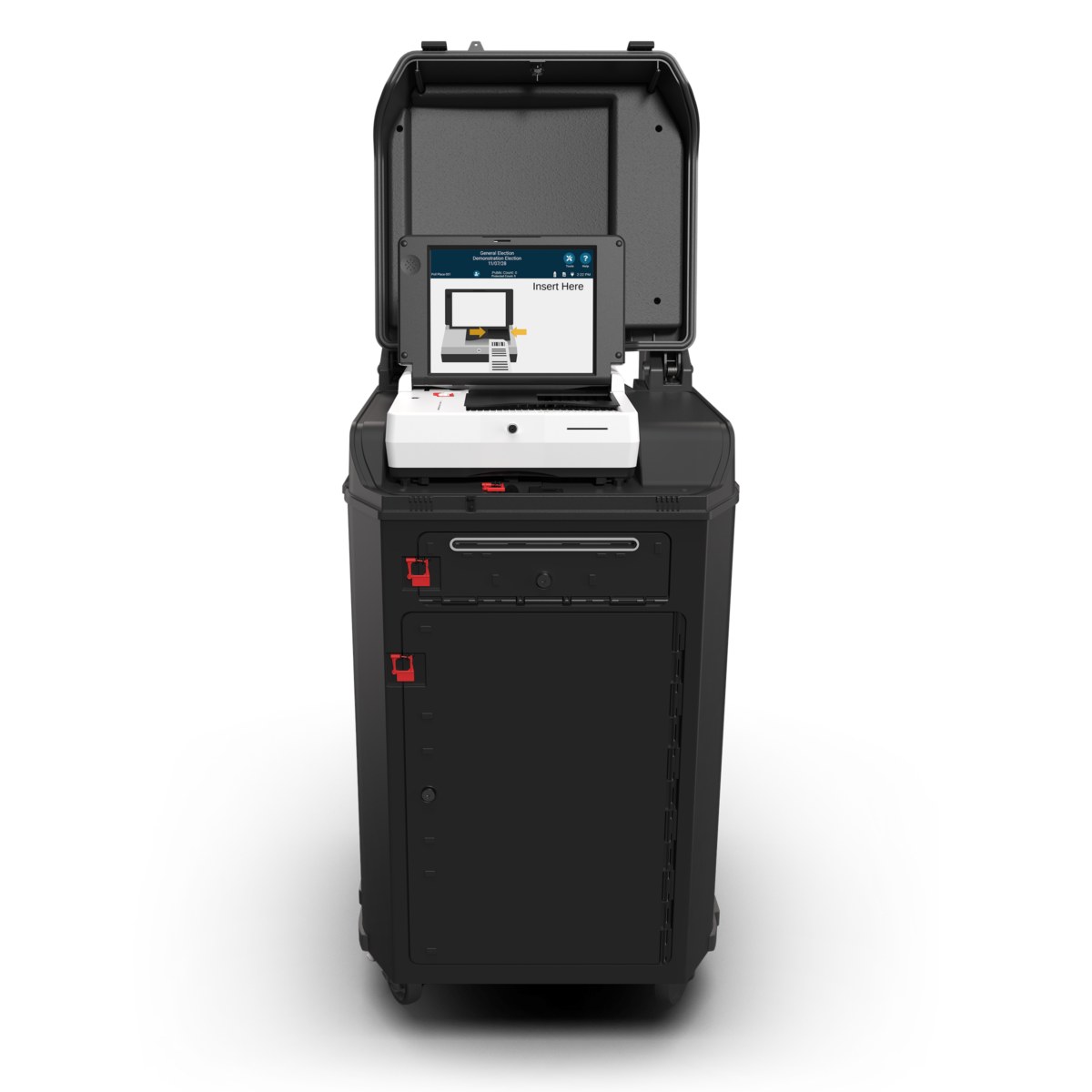 smart_automation_DS300 DS300 poll place scanner and tabulator when the unit is open